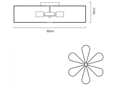 Потолочная люстра Camomilla A6049PL-6CC Arte Lamp