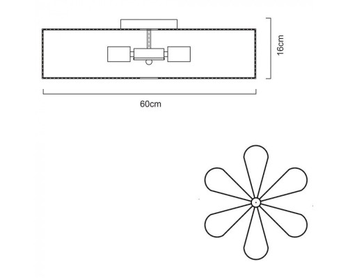 Потолочная люстра Camomilla A6049PL-6WH Arte Lamp