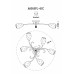 Потолочная люстра Stefania A6055PL-6CC Arte Lamp