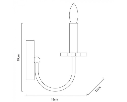 Бра Litizia A6062AP-1WH Arte Lamp