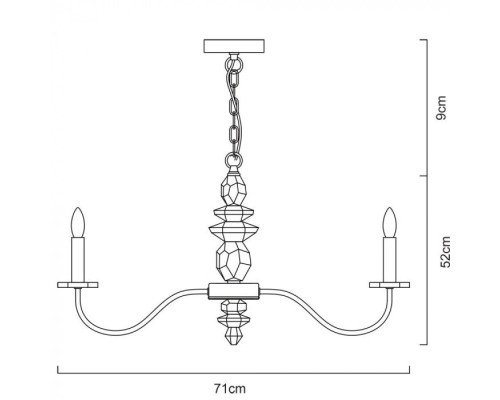 Подвесная люстра Litizia A6062LM-8WH Arte Lamp