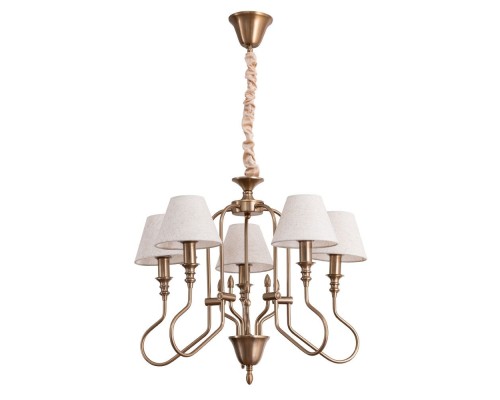 Подвесная люстра Agio A6086LM-5PB Arte Lamp