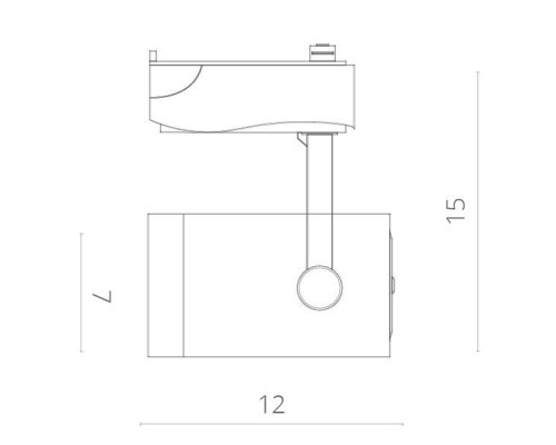 Трековый светильник Preciso A6107PL-1BK Arte Lamp