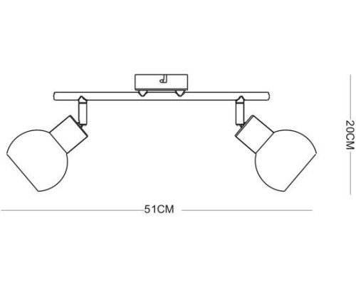 Спот Illusione A6125AP-2SS Arte Lamp
