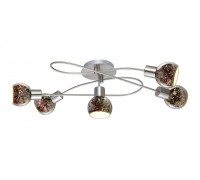 Потолочная люстра Illusione A6125PL-5SS Arte Lamp