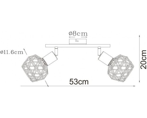 Спот Sospiro A6141AP-2AB Arte Lamp