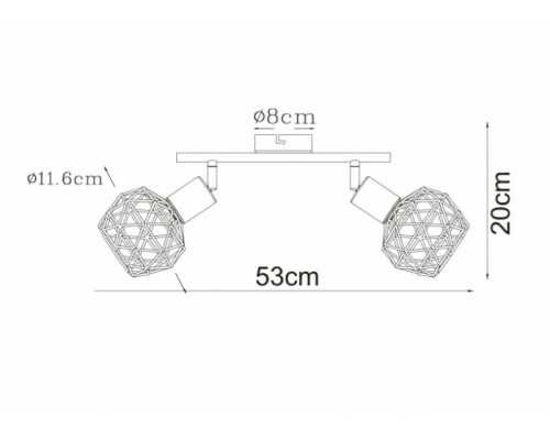Спот Sospiro A6141AP-2WH Arte Lamp