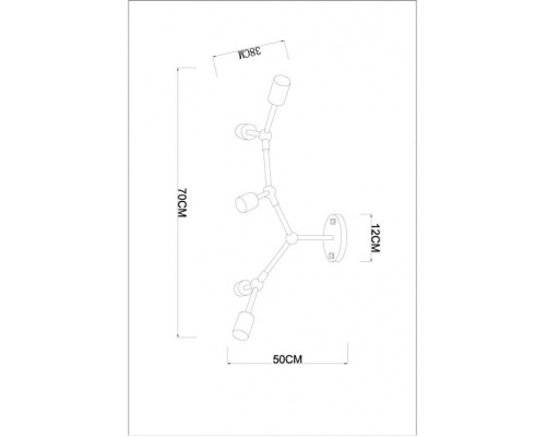Потолочная люстра Flex A6206PL-5CC Arte Lamp