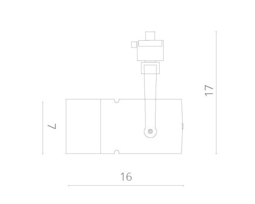 Трековый светильник Nostro A6210PL-1WH Arte Lamp