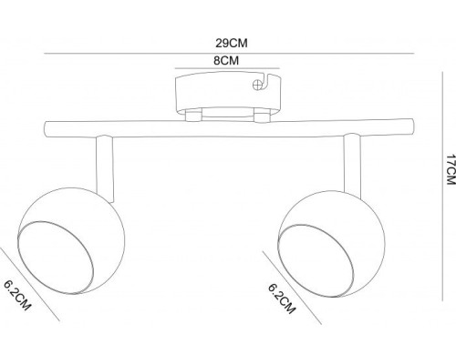 Спот Brad A6253PL-2AB Arte Lamp