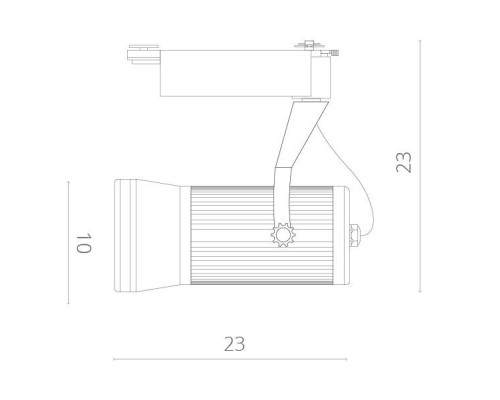 Трековый светильник Ricordo A6330PL-1BK Arte Lamp