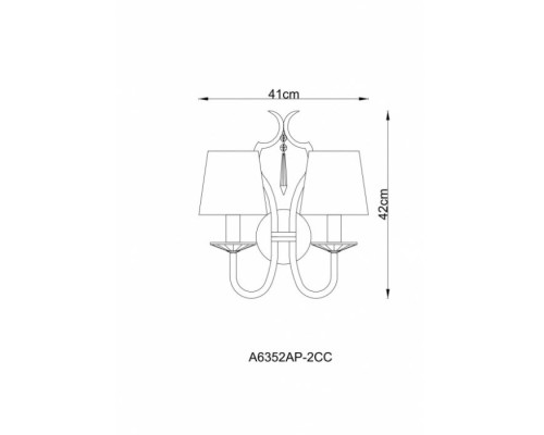 Бра Andrea A6352AP-2CC Arte Lamp