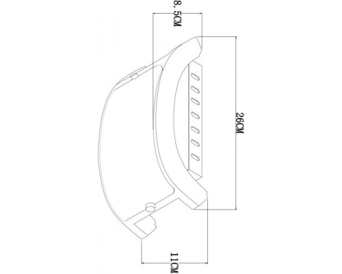 Настенный светильник Archimede A6460AP-1BR Arte Lamp