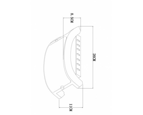 Настенный светильник Archimede A6462AP-1CK Arte Lamp