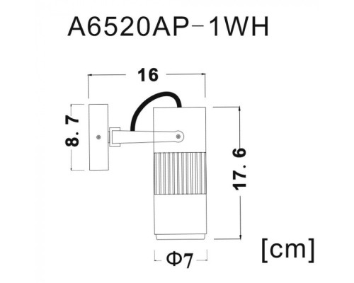 Спот Linea A6520AP-1WH Arte Lamp