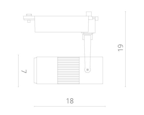 Трековый светильник Linea A6520PL-1WH Arte Lamp