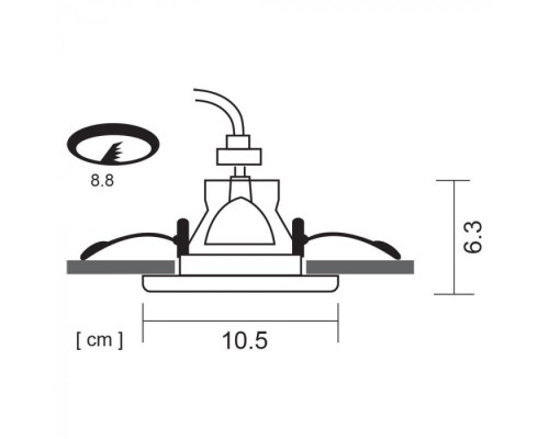 Точечный светильник Taurus A6663PL-1WH Arte Lamp