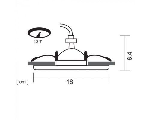 Точечный светильник Apus A6664PL-1BK Arte Lamp