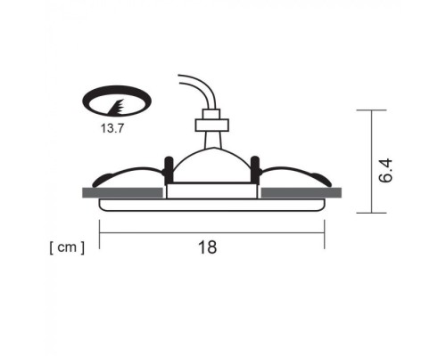Точечный светильник Apus A6664PL-1WH Arte Lamp