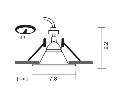 Точечный светильник Grus A6668PL-1WH Arte Lamp