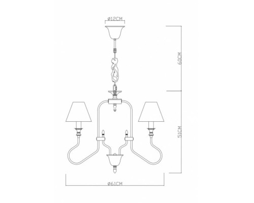 Подвесная люстра Alastor A6702PL-12PB Arte Lamp