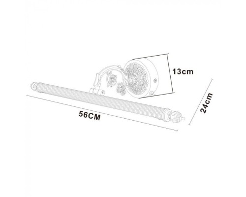 Светильник настенный Bari A6708AP-1AB Arte Lamp