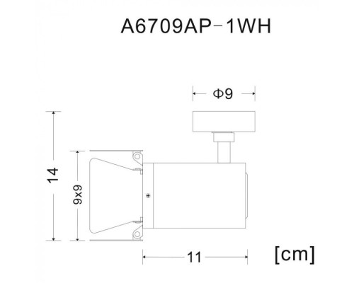 Спот Falena A6709AP-1WH Arte Lamp