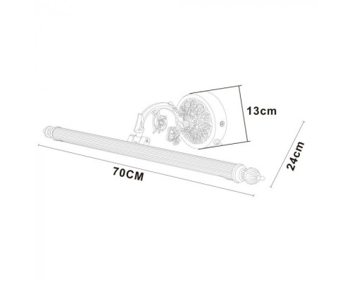 Светильник настенный Bari A6712AP-1AB Arte Lamp