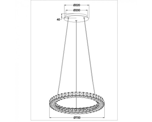 Подвесной светильник Preziosi A6717SP-1CC Arte Lamp