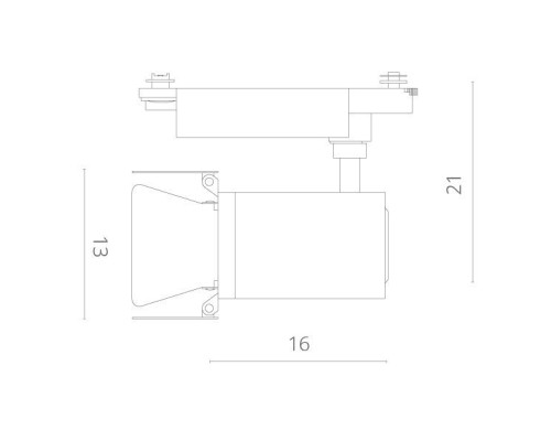 Трековый светильник Falena A6730PL-1WH Arte Lamp