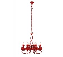 Подвесная люстра Vaso A6819LM-6RD Arte Lamp