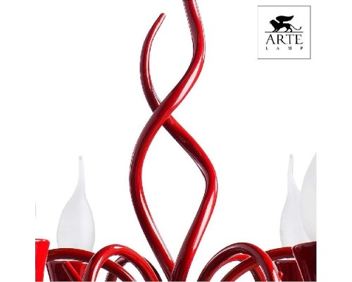 Подвесная люстра Vaso A6819LM-6RD Arte Lamp