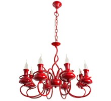 Подвесная люстра Vaso A6819LM-8RD Arte Lamp