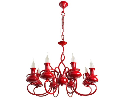 Подвесная люстра Vaso A6819LM-8RD Arte Lamp