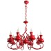 Подвесная люстра Vaso A6819LM-8RD Arte Lamp