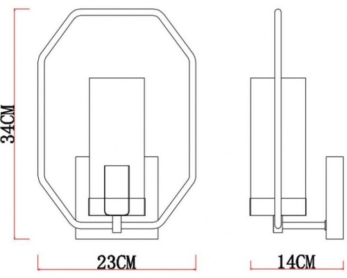 Бра Celaeno A7004AP-1BK Arte Lamp