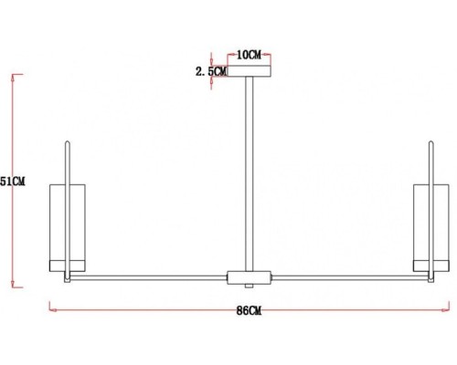 Потолочная люстра Celaeno A7004PL-8BK Arte Lamp
