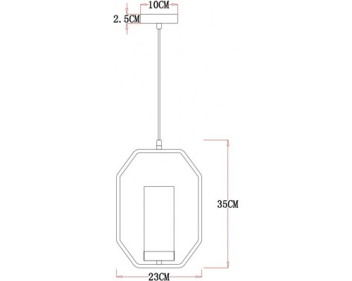 Подвесной светильник Celaeno A7004SP-1BK Arte Lamp