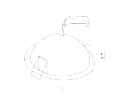 Точечный светильник Riflessione A7008PL-1WH Arte Lamp