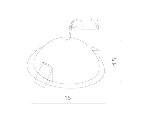 Точечный светильник Riflessione A7012PL-1WH Arte Lamp
