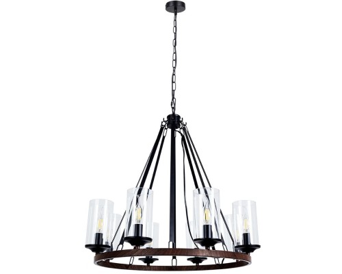 Подвесная люстра Dalim A7014SP-8BK Arte Lamp