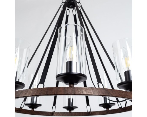 Подвесная люстра Dalim A7014SP-8BK Arte Lamp