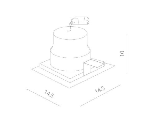 Точечный светильник Privato A7018PL-1WH Arte Lamp