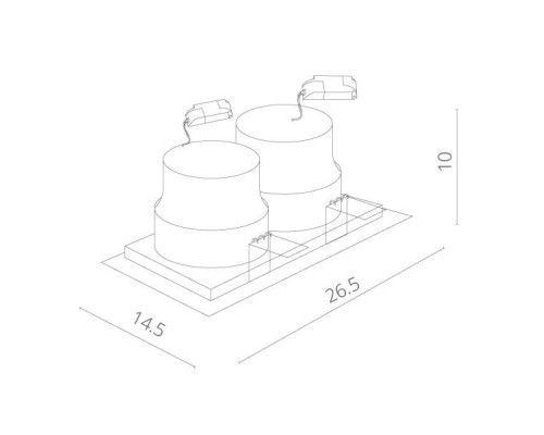 Точечный светильник Privato A7018PL-2BK Arte Lamp