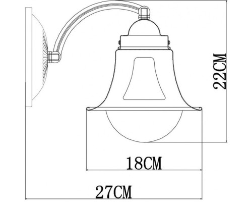 Бра Marino A7022AP-1WG Arte Lamp