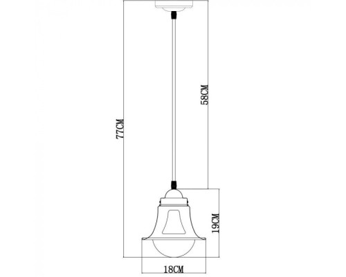 Подвесной светильник Marino A7022SP-1WG Arte Lamp