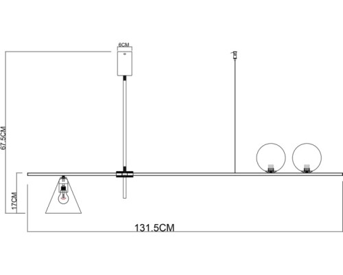 Потолочная люстра Jacob A7029PL-3BK Arte Lamp