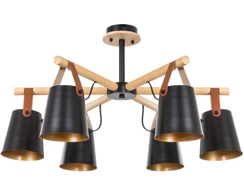 Потолочная люстра Thomas A7032PL-6BK Arte Lamp