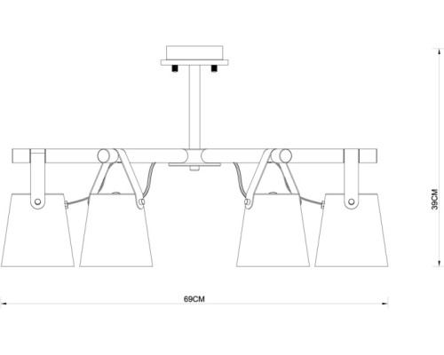 Потолочная люстра Thomas A7032PL-6BK Arte Lamp