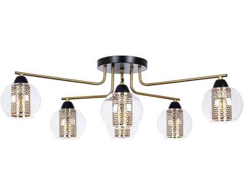 Потолочная люстра Manchester A7045PL-6BK Arte Lamp